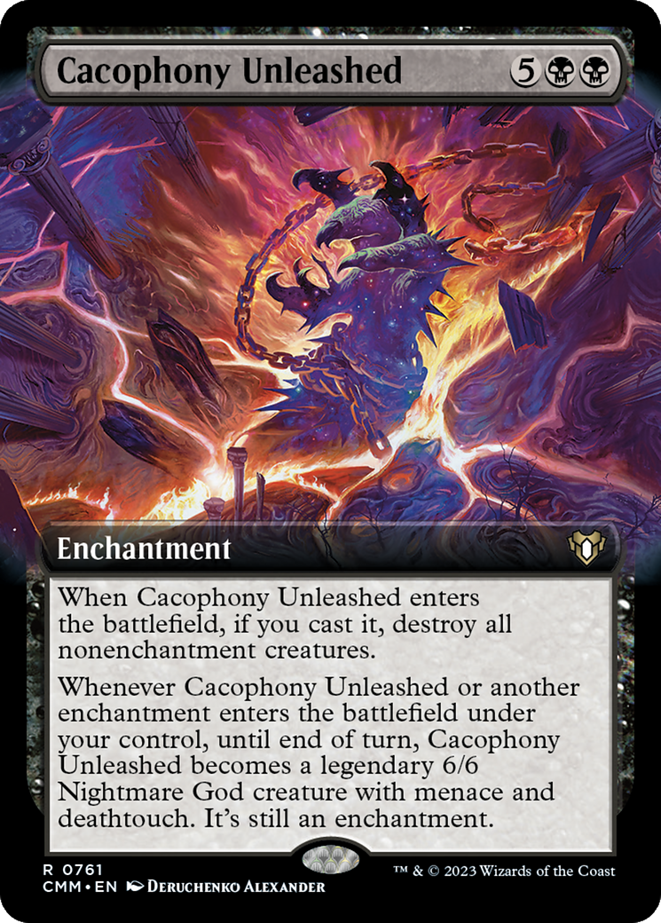 Cacophony Unleashed (Extended Art) [Commander Masters] | GnG Games