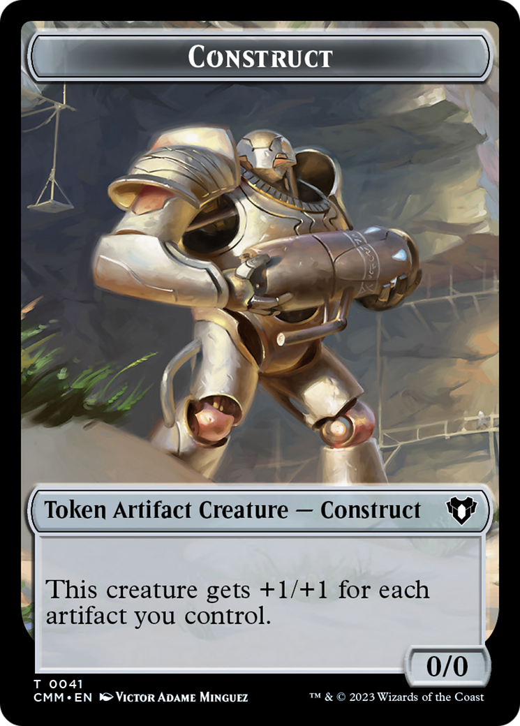 Thopter // Construct (41) Double-Sided Token [Commander Masters Tokens] | GnG Games