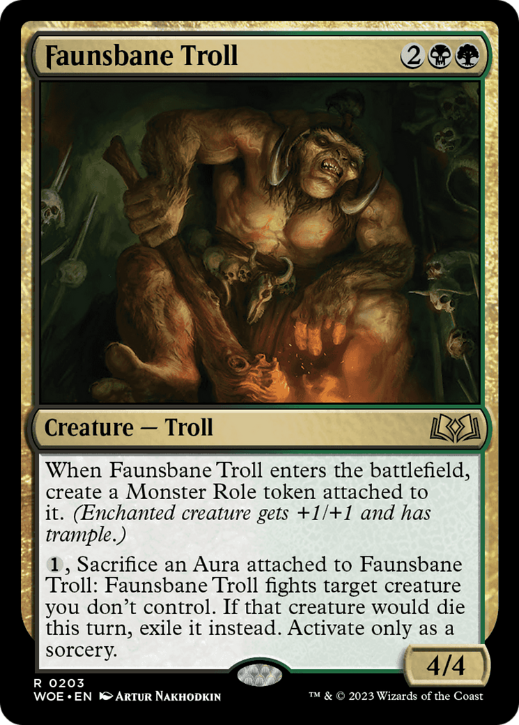 Faunsbane Troll [Wilds of Eldraine] | GnG Games