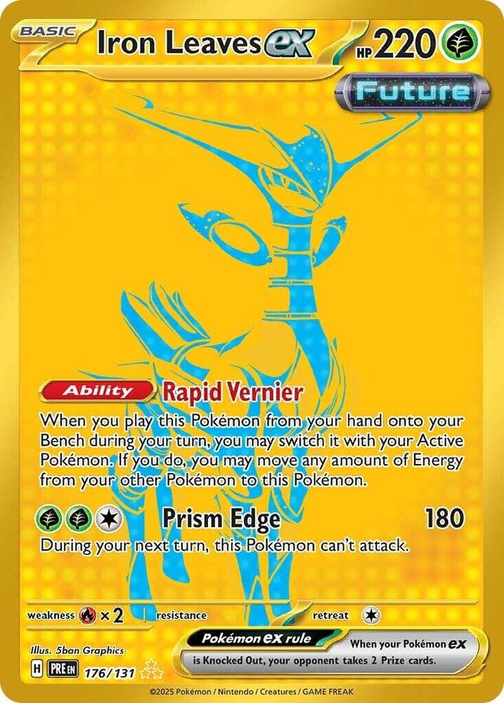 Iron Leaves ex (176/131) [Scarlet & Violet: Prismatic Evolutions] | GnG Games
