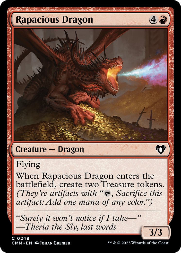 Rapacious Dragon [Commander Masters] | GnG Games