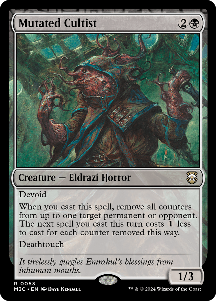 Mutated Cultist [Modern Horizons 3 Commander] | GnG Games