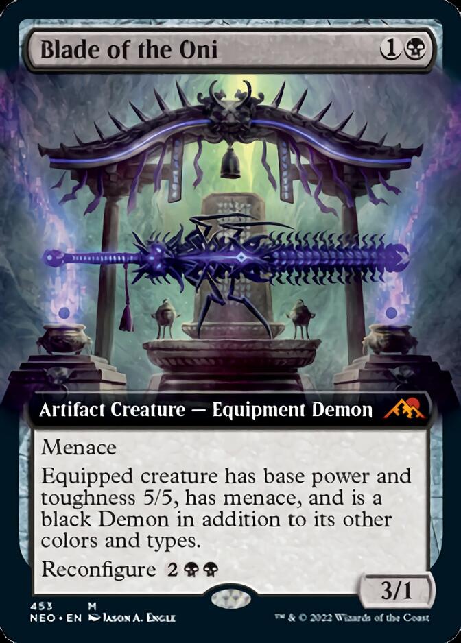 Blade of the Oni (Extended Art) [Kamigawa: Neon Dynasty] | GnG Games