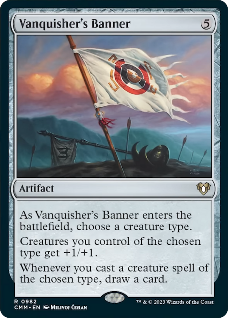 Vanquisher's Banner [Commander Masters] | GnG Games