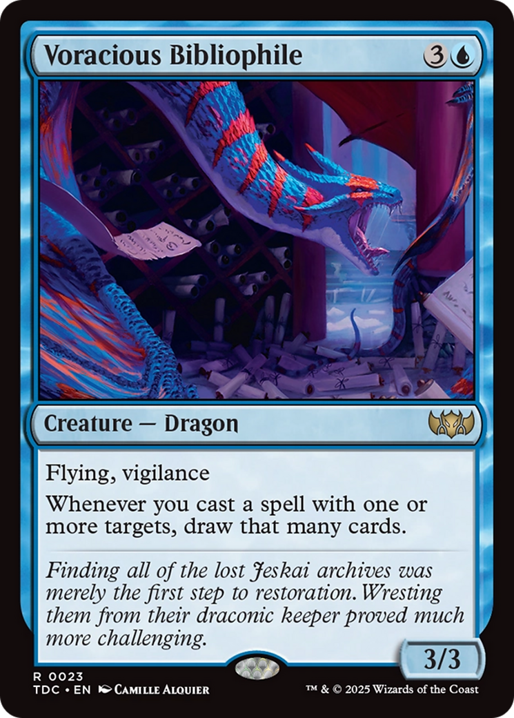 Voracious Bibliophile [Tarkir: Dragonstorm Commander] | GnG Games