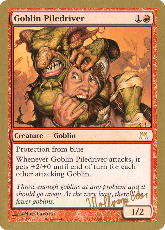 Goblin Piledriver (Wolfgang Eder) [World Championship Decks 2003] | GnG Games