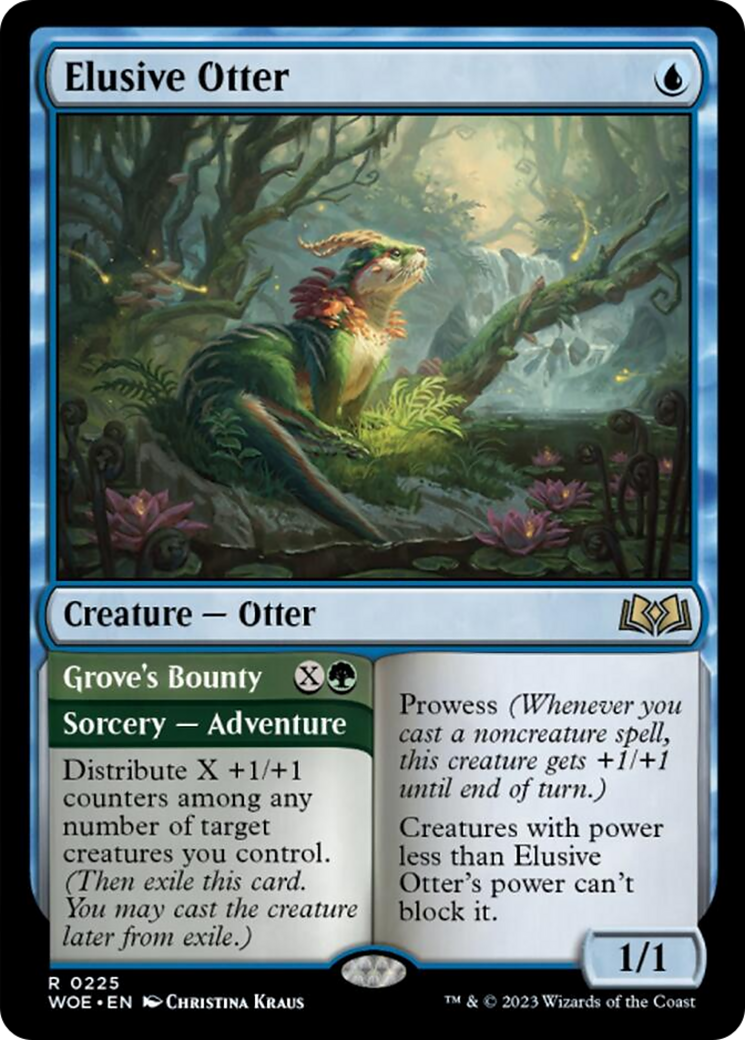 Elusive Otter // Grove's Bounty [Wilds of Eldraine] | GnG Games