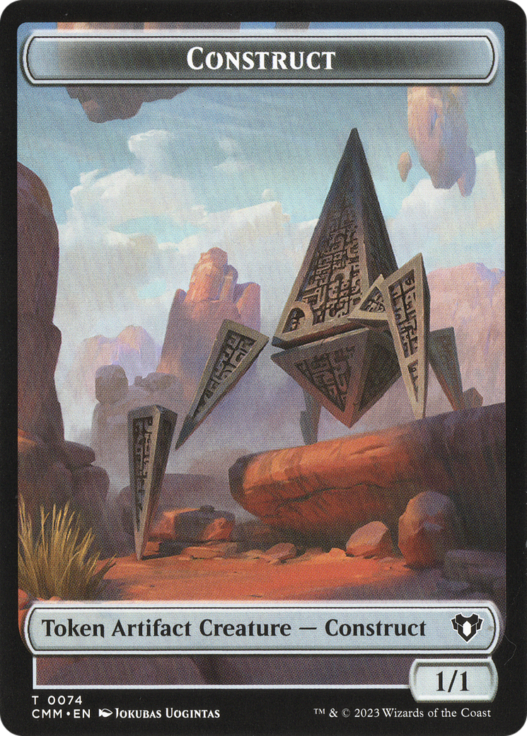 Thopter // Construct (0074) Double-Sided Token [Commander Masters Tokens] | GnG Games