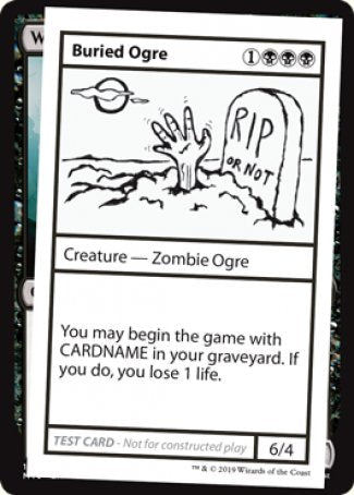 Buried Ogre (2021 Edition) [Mystery Booster Playtest Cards] | GnG Games