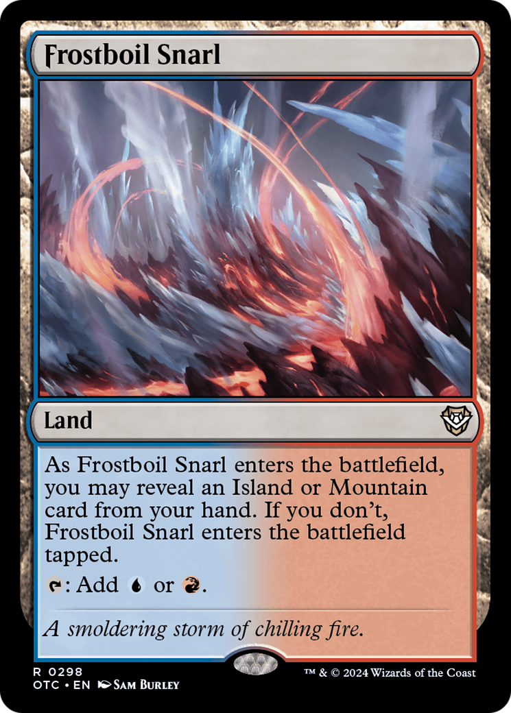 Frostboil Snarl [Outlaws of Thunder Junction Commander] | GnG Games