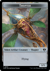 Thopter // Elemental (0025) Double-Sided Token [Commander Masters Tokens] | GnG Games