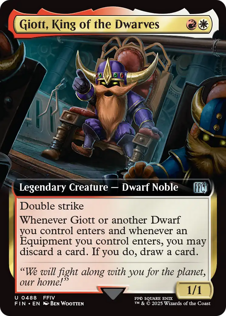 Giott, King of the Dwarves (Extended Art) [FINAL FANTASY] | GnG Games