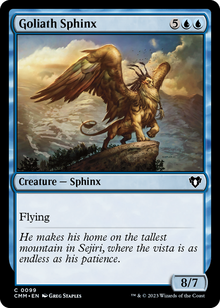 Goliath Sphinx [Commander Masters] | GnG Games