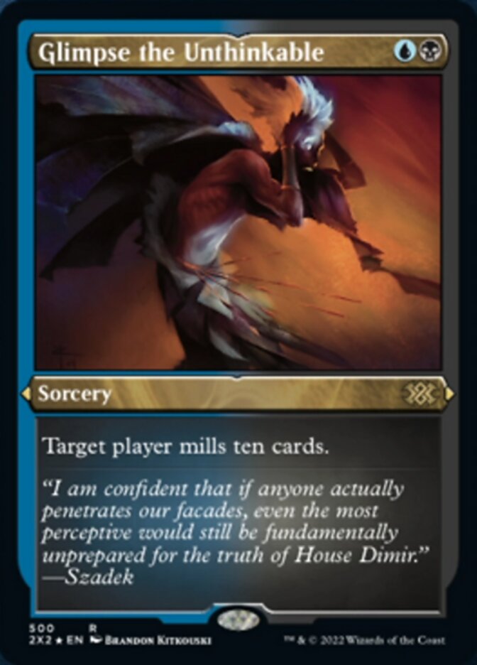 Glimpse the Unthinkable (Foil Etched) [Double Masters 2022] | GnG Games