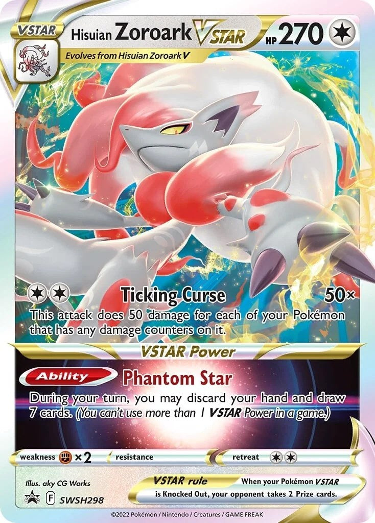 Hisuian Zoroark VSTAR (SWSH298) (Jumbo Card) [Sword & Shield: Lost Origin] | GnG Games