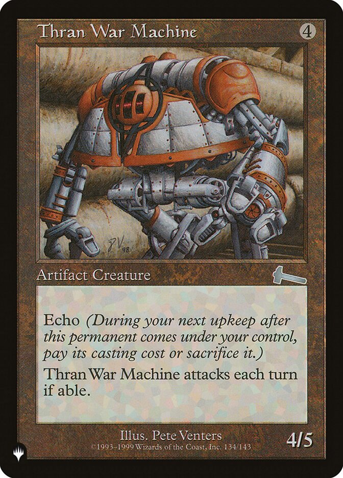 Thran War Machine [The List] | GnG Games