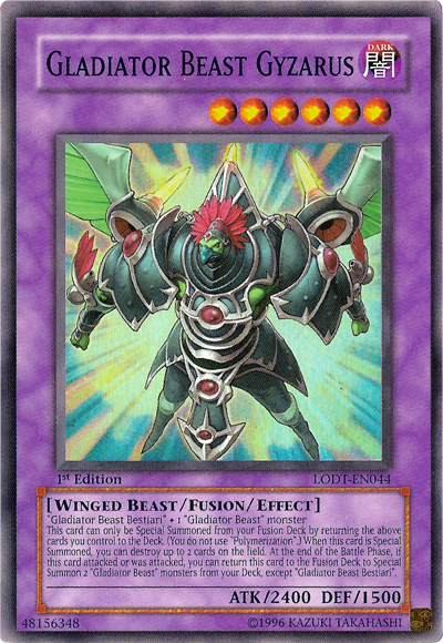 Gladiator Beast Gyzarus [LODT-EN044] Super Rare | GnG Games