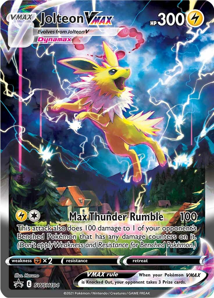 Jolteon VMAX (SWSH184) [Sword & Shield: Black Star Promos] | GnG Games