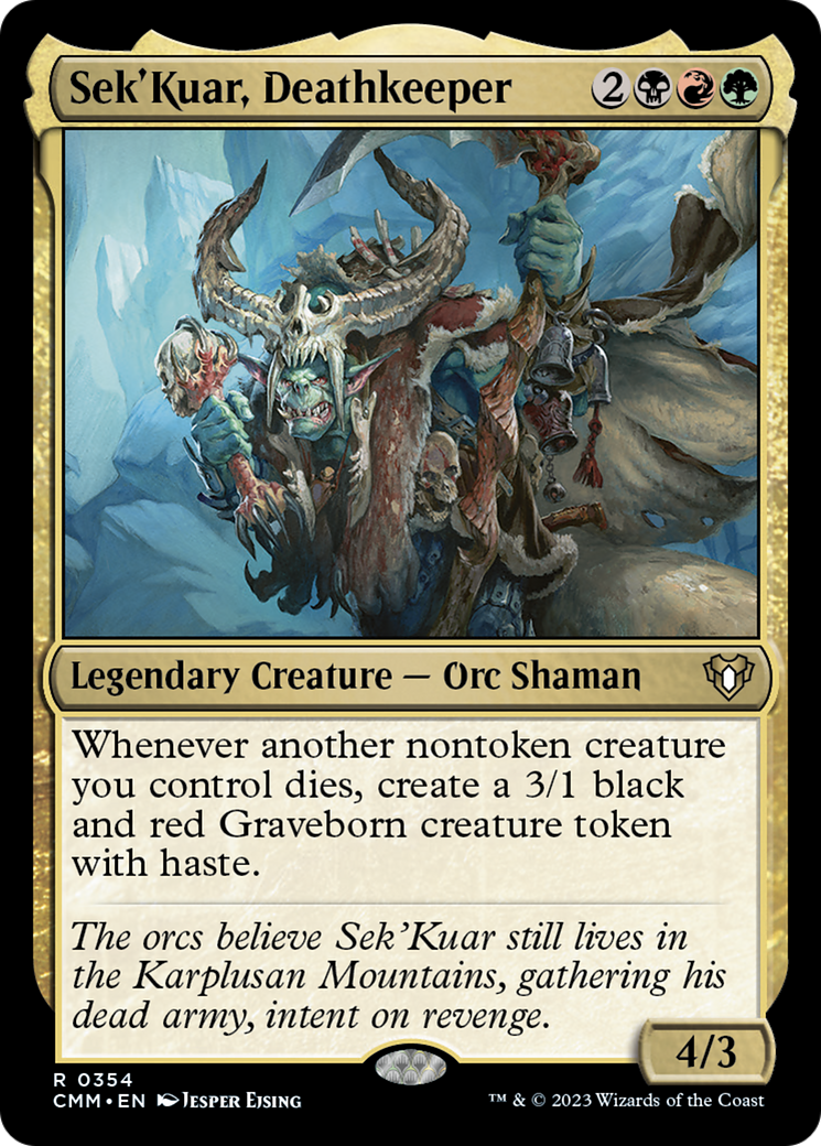 Sek'Kuar, Deathkeeper [Commander Masters] | GnG Games