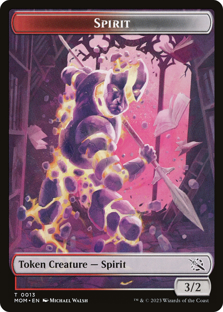 Elemental (09) // Spirit (13) Double-Sided Token [March of the Machine Tokens] | GnG Games