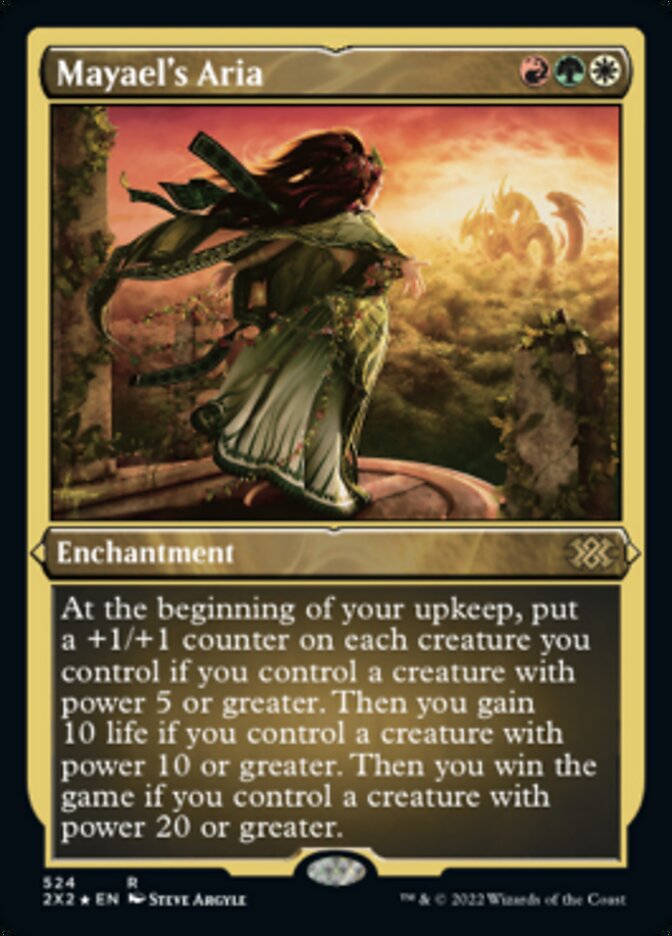 Mayael's Aria (Foil Etched) [Double Masters 2022] | GnG Games