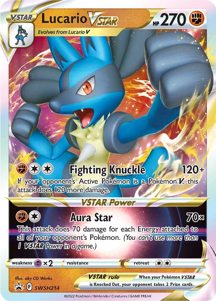 Lucario VSTAR (SWSH214) [Sword & Shield: Black Star Promos] | GnG Games