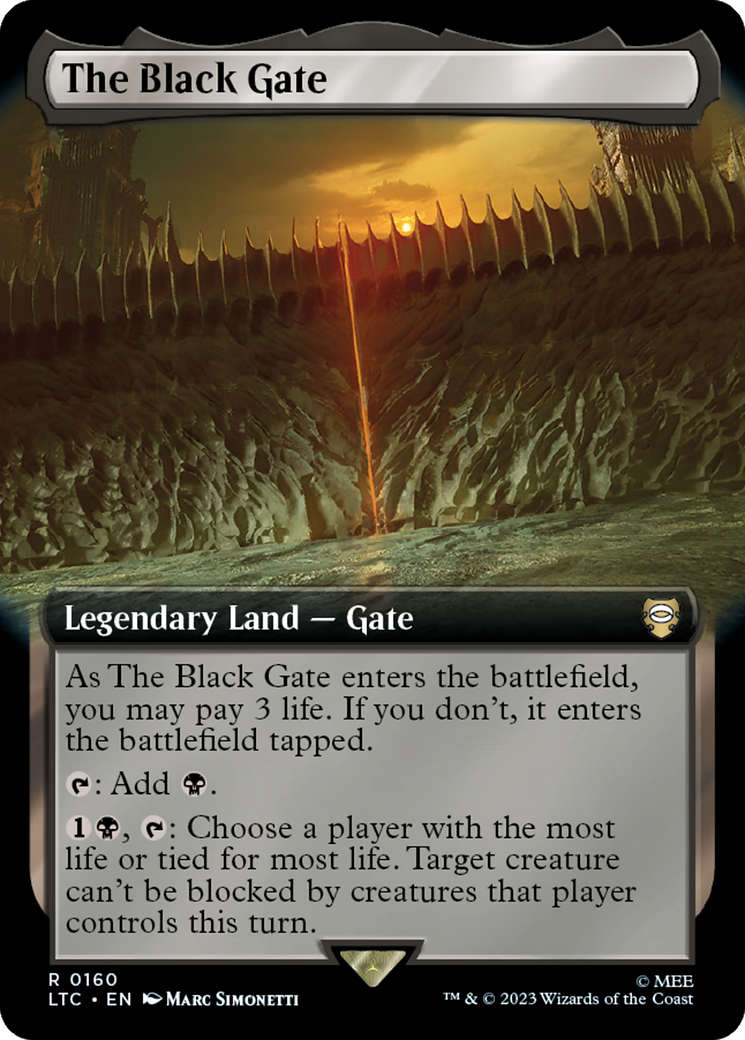 The Black Gate (Extended Art) [The Lord of the Rings: Tales of Middle-Earth Commander] | GnG Games