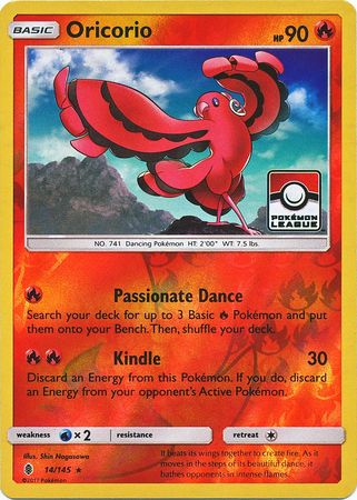 Oricorio (14/145) (League Promo) [Sun & Moon: Guardians Rising] | GnG Games