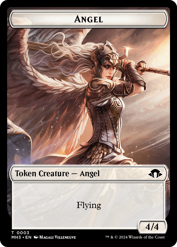 Phyrexian Germ // Angel Double-Sided Token [Modern Horizons 3 Tokens] | GnG Games