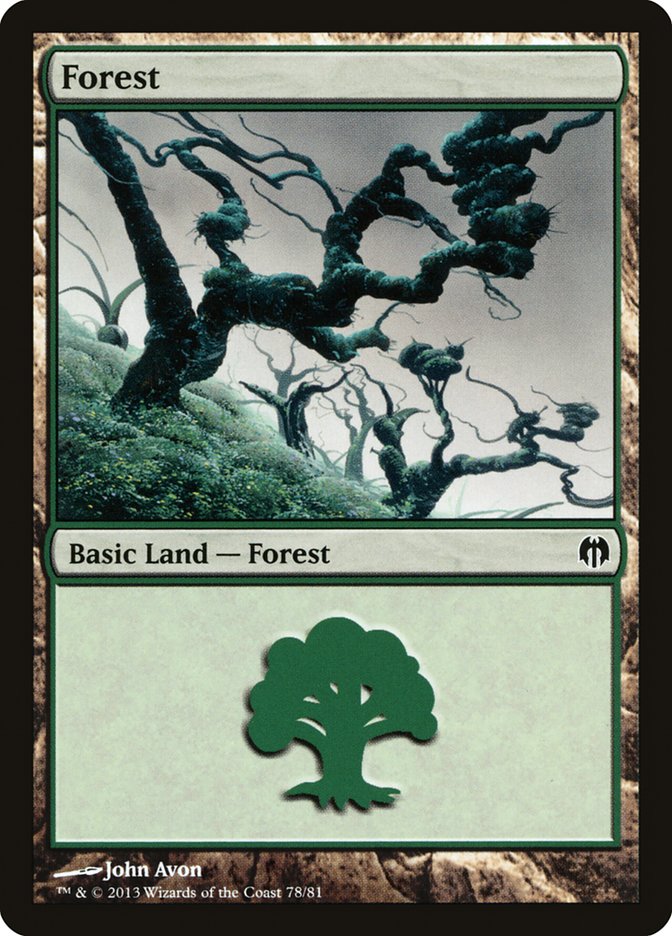 Forest (78) [Duel Decks: Heroes vs. Monsters] | GnG Games