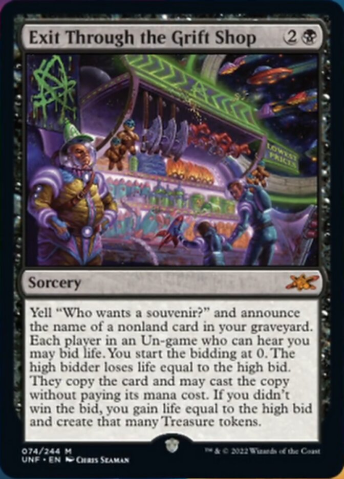 Exit Through the Grift Shop [Unfinity] | GnG Games