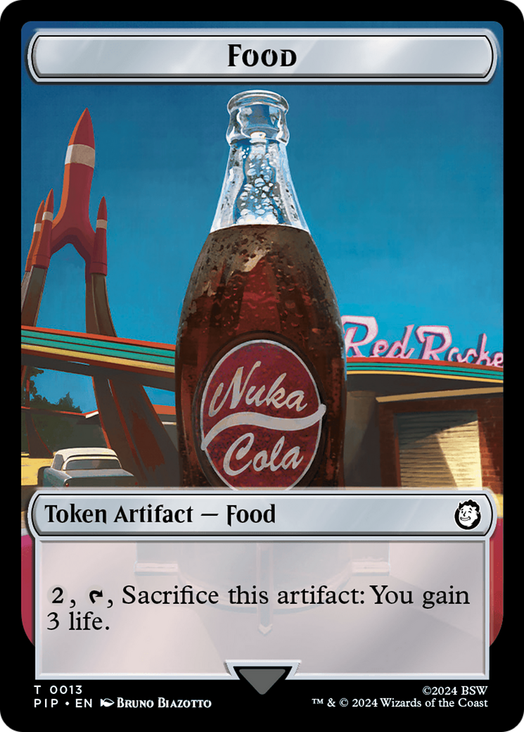 Food (0013) // Wasteland Survival Guide Double-Sided Token [Fallout Tokens] | GnG Games