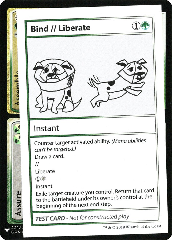 Bind // Liberate [Mystery Booster Playtest Cards] | GnG Games