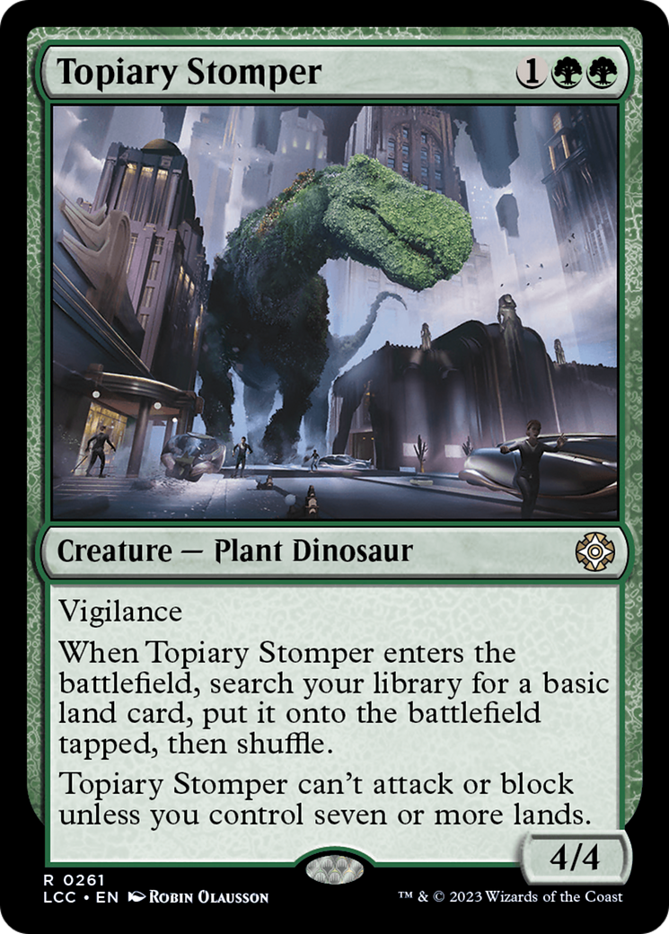 Topiary Stomper [The Lost Caverns of Ixalan Commander] | GnG Games