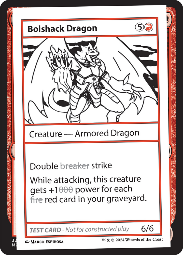Bolshack Dragon [Mystery Booster 2 Playtest Cards] | GnG Games
