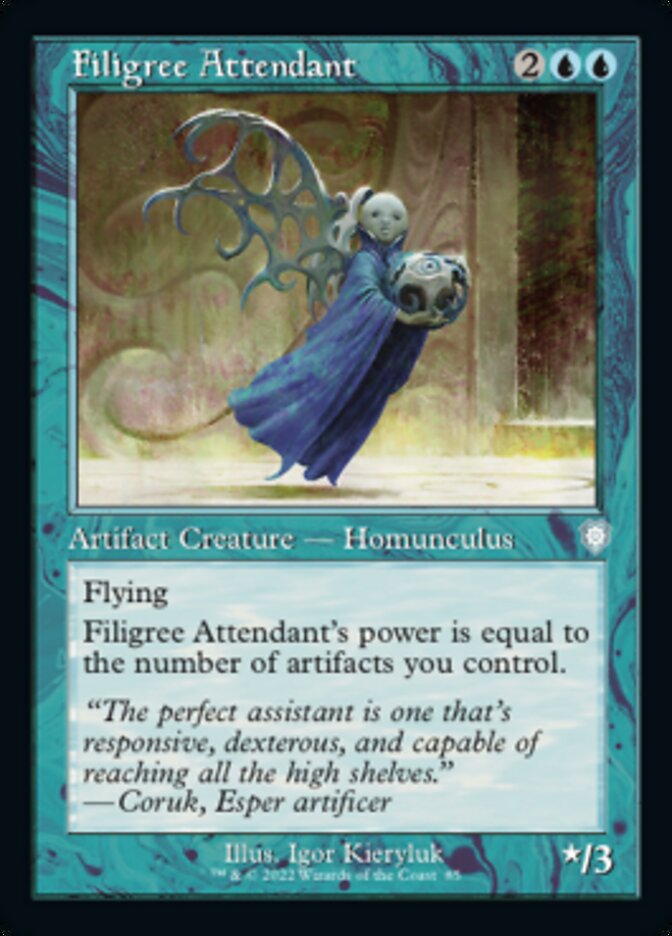 Filigree Attendant (Retro) [The Brothers' War Commander] | GnG Games