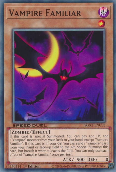 Vampire Familiar [SGX3-ENC03] Common | GnG Games