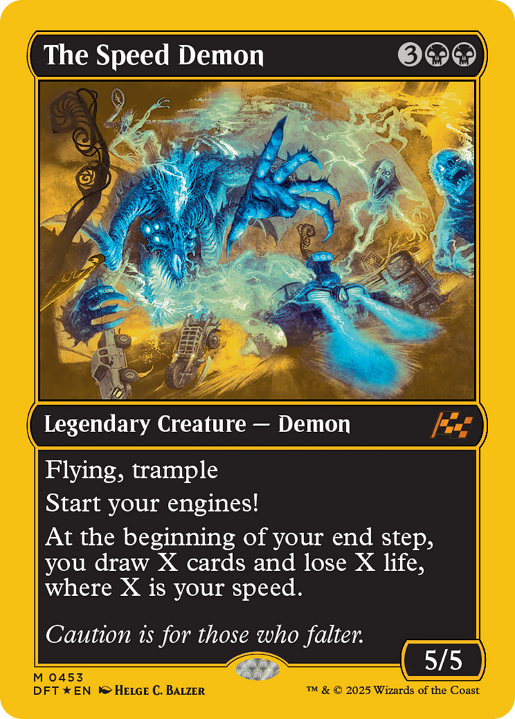 The Speed Demon (First-Place Foil) [Aetherdrift] | GnG Games