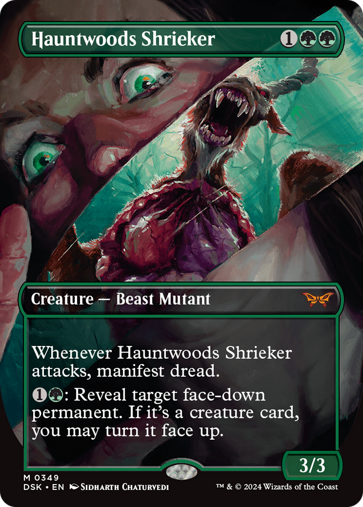 Hauntwoods Shrieker (Borderless) [Duskmourn: House of Horror] | GnG Games
