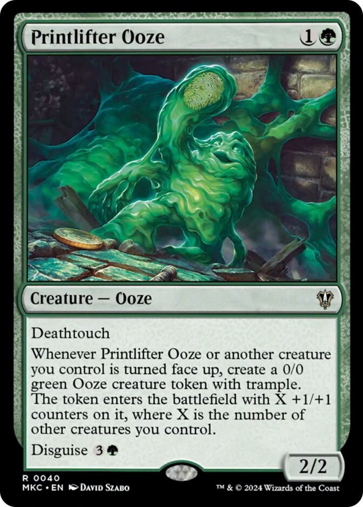 Printlifter Ooze [Murders at Karlov Manor Commander] | GnG Games