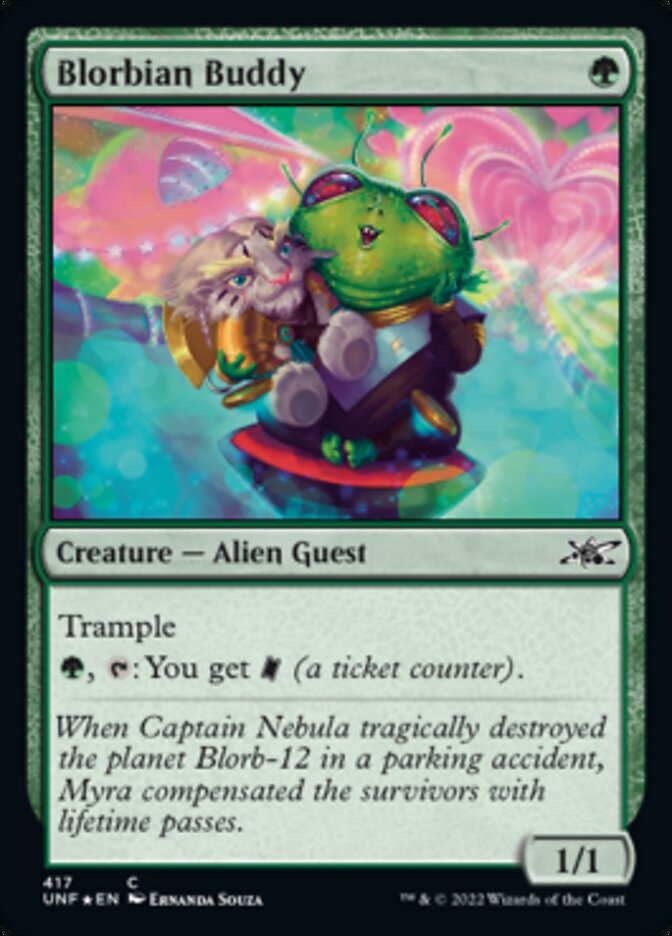 Blorbian Buddy (Galaxy Foil) [Unfinity] | GnG Games