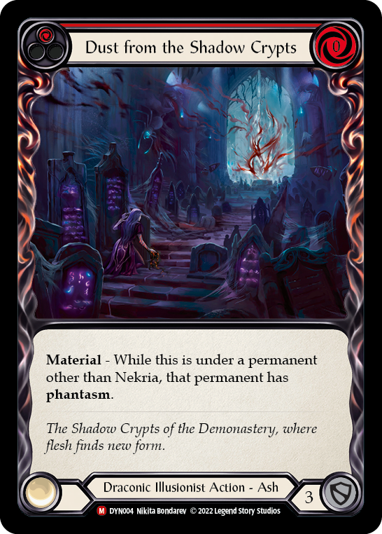 Dust from the Shadow Crypts [DYN004] (Dynasty)  Rainbow Foil | GnG Games