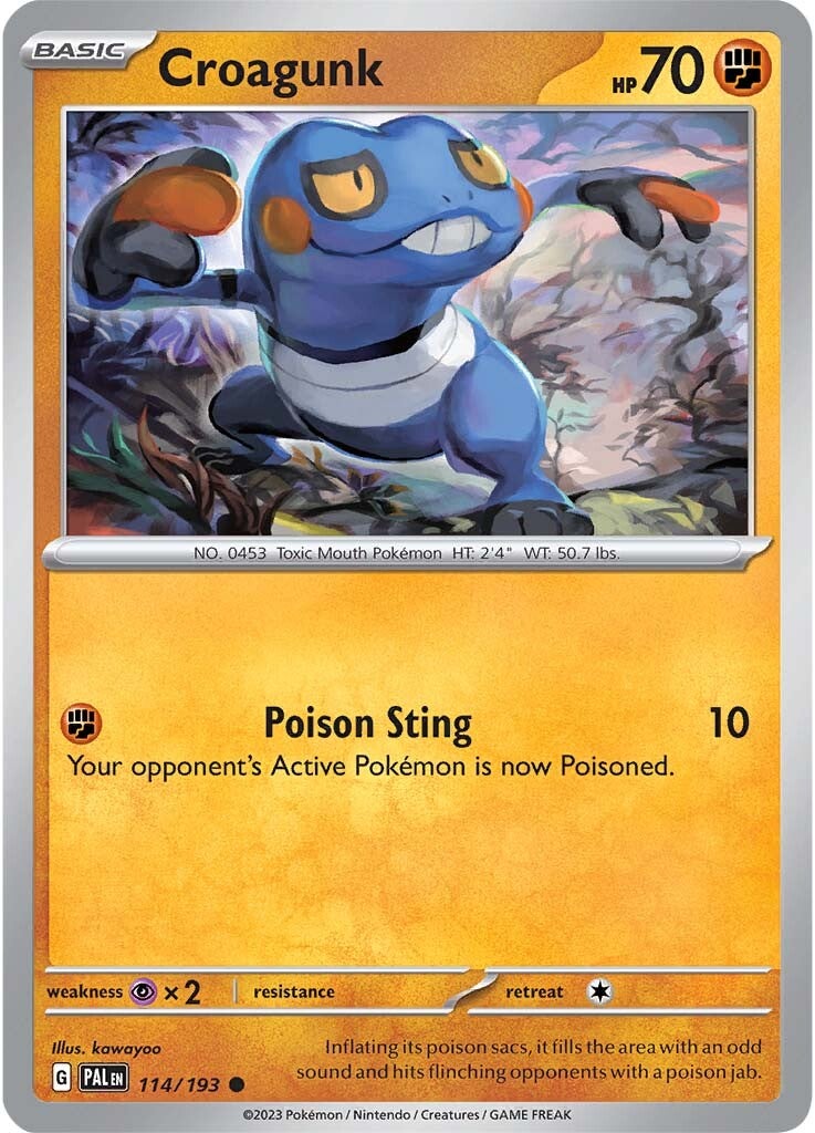 Croagunk (114/193) [Scarlet & Violet: Paldea Evolved] | GnG Games