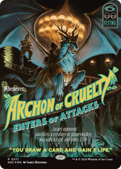 Archon of Cruelty (Showcase) [Duskmourn: House of Horror Commander] | GnG Games