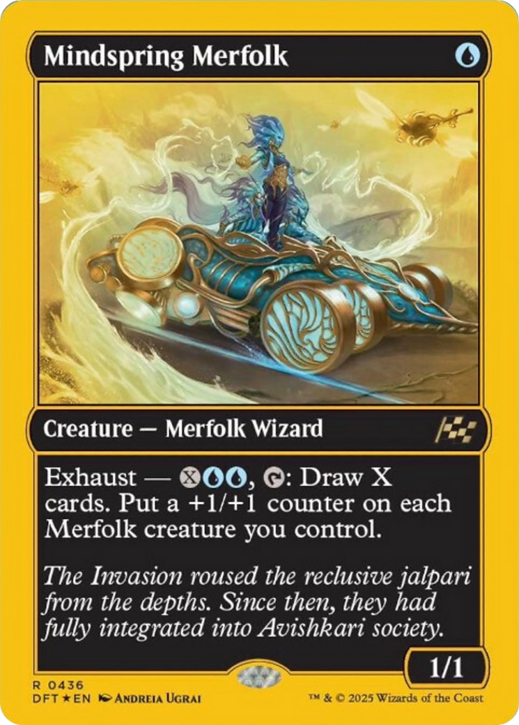 Mindspring Merfolk (First-Place Foil) [Aetherdrift] | GnG Games