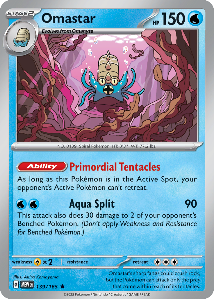 Omastar (139/165) [Scarlet & Violet 151] | GnG Games