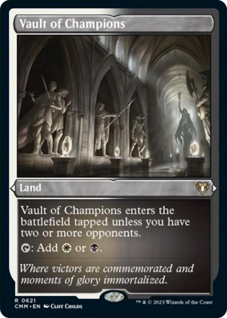 Vault of Champions (Foil Etched) [Commander Masters] | GnG Games