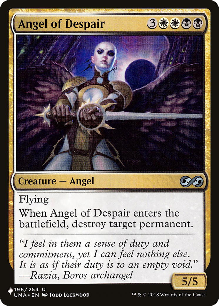 Angel of Despair [The List] | GnG Games