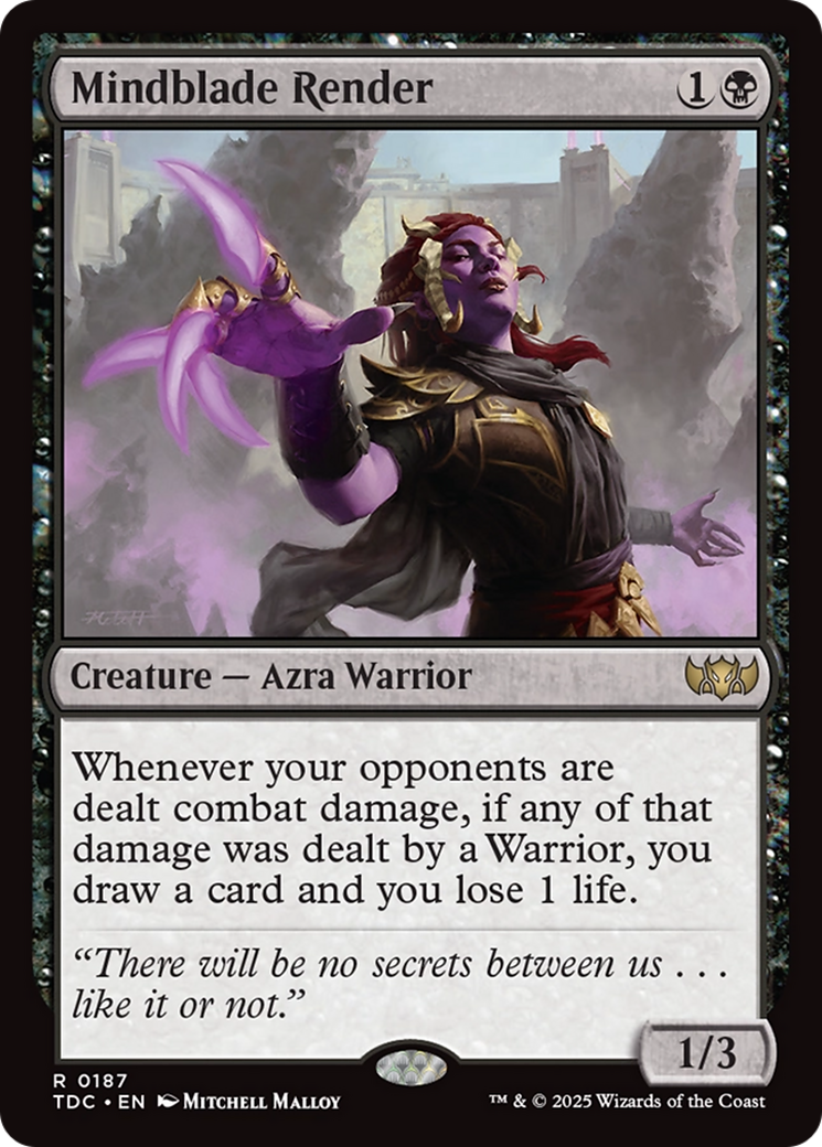 Mindblade Render [Tarkir: Dragonstorm Commander] | GnG Games