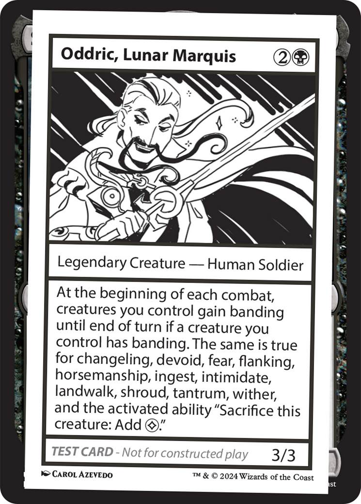 Oddric, Lunar Marquis [Mystery Booster 2 Playtest Cards] | GnG Games